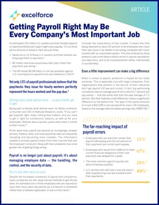 Reducing Payroll Errors Article Cover