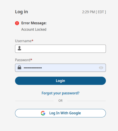 Error Message